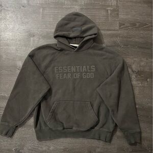 Essentials Hoodie in Charcoal